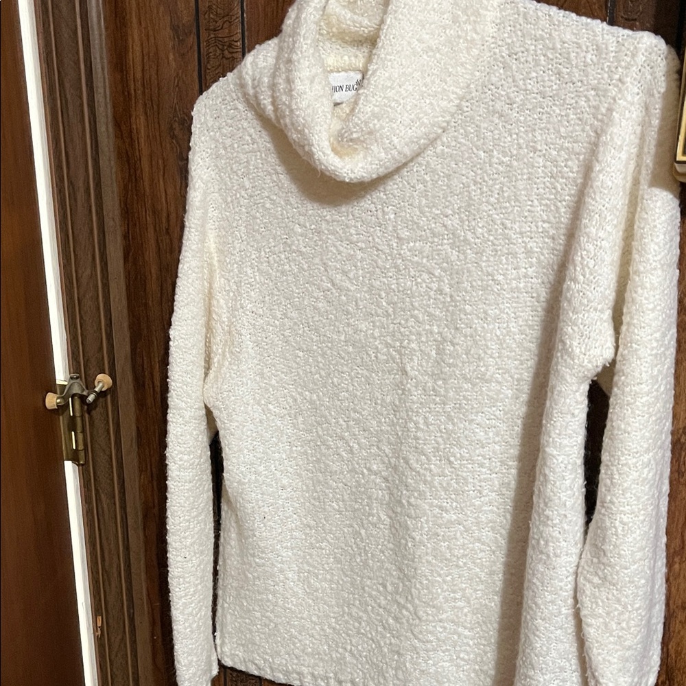 Fashion Bug Soft Cream Cowl Neck Sweater